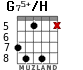 G75+/H для гитары - вариант 5
