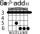 Gm75-add11 для гитары - вариант 2