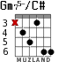 Gm75-/C# для гитары - вариант 3