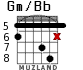Gm/Bb для гитары - вариант 3