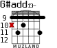 G#add13- для гитары - вариант 5