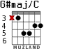 G#maj/C для гитары - вариант 4
