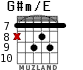 G#m/E для гитары - вариант 6