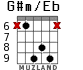 G#m/Eb для гитары - вариант 5
