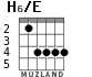 H6/E для гитары - вариант 2