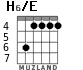 H6/E для гитары - вариант 3