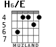 H6/E для гитары - вариант 4