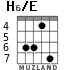 H6/E для гитары - вариант 5