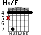 H6/E для гитары - вариант 6