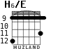 H6/E для гитары - вариант 8