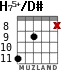 H75+/D# для гитары - вариант 5