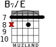 H7/E для гитары - вариант 5