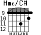 Hm6/C# для гитары - вариант 3