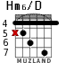 Hm6/D для гитары - вариант 4