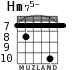 Hm75- для гитары - вариант 7