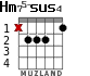 Hm75-sus4 для гитары - вариант 2