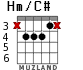 Hm/C# для гитары - вариант 2
