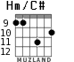 Hm/C# для гитары - вариант 10