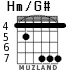 Hm/G# для гитары - вариант 4