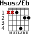 Hsus2/Eb для гитары - вариант 2