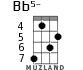 Bb5- для укулеле - вариант 6