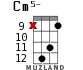 Cm5- для укулеле - вариант 11