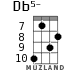 Db5- для укулеле - вариант 6