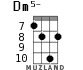 Dm5- для укулеле - вариант 3