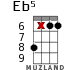 Eb5 для укулеле - вариант 7