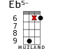 Eb5- для укулеле - вариант 15