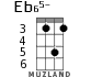 Eb65- для укулеле - вариант 3