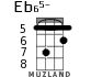Eb65- для укулеле - вариант 5
