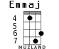 Emmaj для укулеле - вариант 3