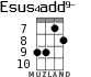 Esus4add9- для укулеле - вариант 6