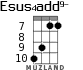 Esus4add9- для укулеле - вариант 7