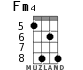 Fm4 для укулеле - вариант 3