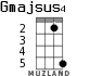 Gmajsus4 для укулеле - вариант 2