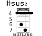 Hsus2 для укулеле - вариант 3